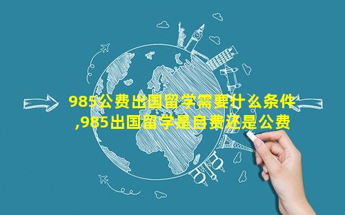 985公费出国留学需要什么条件,985出国留学是自费还是公费