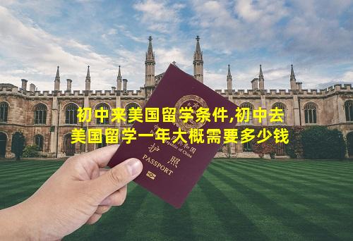 初中来美国留学条件,初中去美国留学一年大概需要多少钱