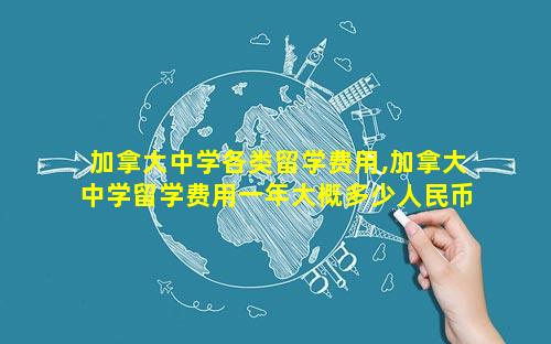 加拿大中学各类留学费用,加拿大中学留学费用一年大概多少人民币