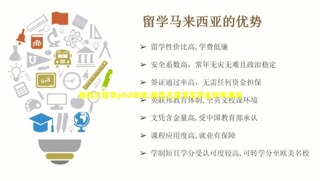 新西兰留学phd申请,新西兰留学奖学金好申请吗